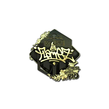 Sticker | FlameZ (Gold) | Rio 2022