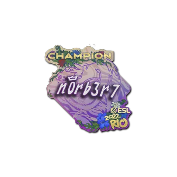 Sticker | n0rb3r7 (Champion) | Rio 2022