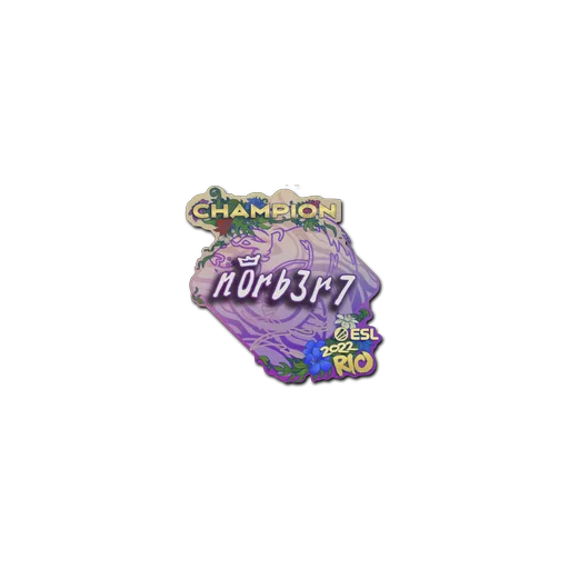 Sticker | n0rb3r7 (Champion) | Rio 2022