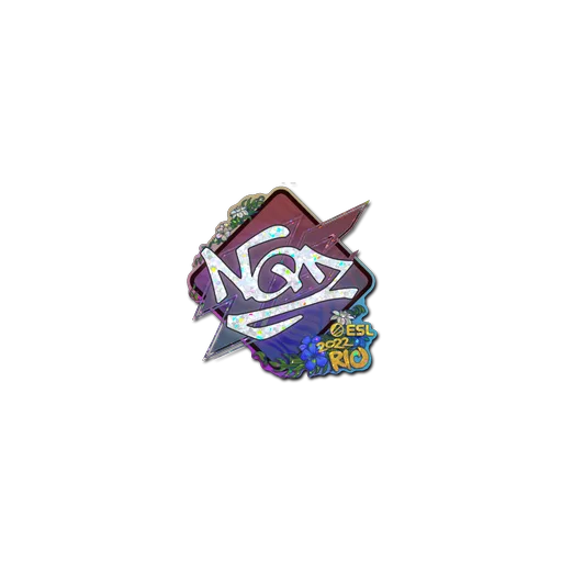 Наклейка | NQZ (с блёстками) | Рио-2022