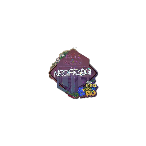 Наклейка | NEOFRAG (с блёстками) | Рио-2022