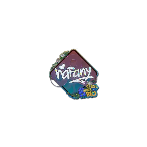 Наклейка | nafany (с блёстками) | Рио-2022