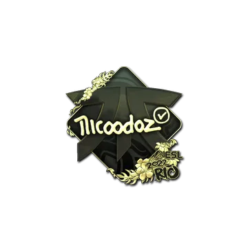 Sticker | nicoodoz (Gold) | Rio 2022