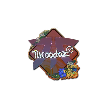 Sticker | nicoodoz (Glitter) | Rio 2022