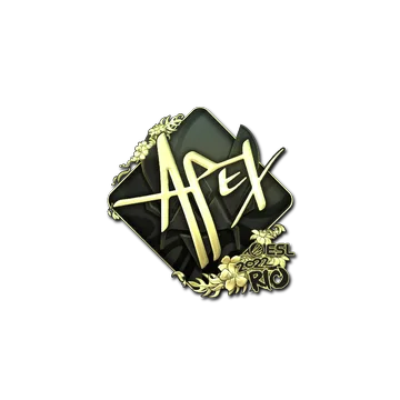Sticker | apEX (Gold) | Rio 2022