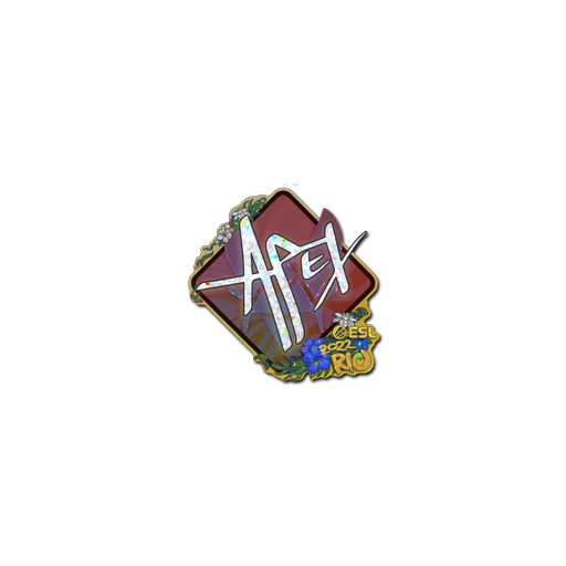 Наклейка | apEX (с блёстками) | Рио-2022