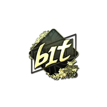 Sticker | b1t (Gold) | Rio 2022