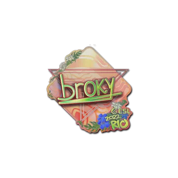 Sticker | broky (Holo) | Rio 2022