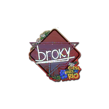 Sticker | broky (Glitter) | Rio 2022