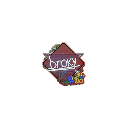 Sticker | broky (Glitter) | Rio 2022