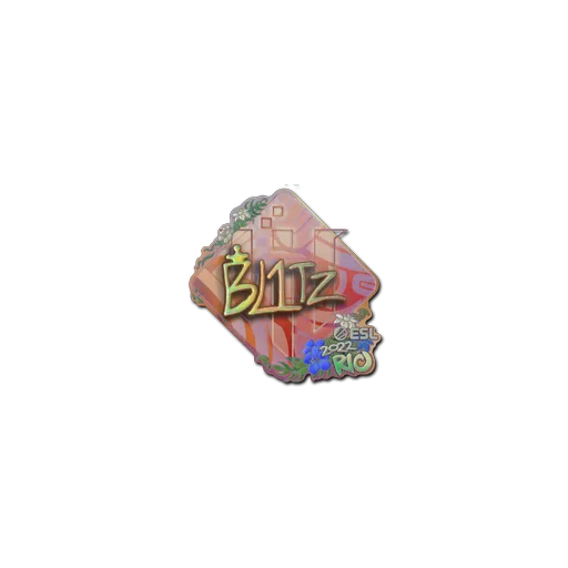 Наклейка | bLitz (голографическая) | Рио-2022