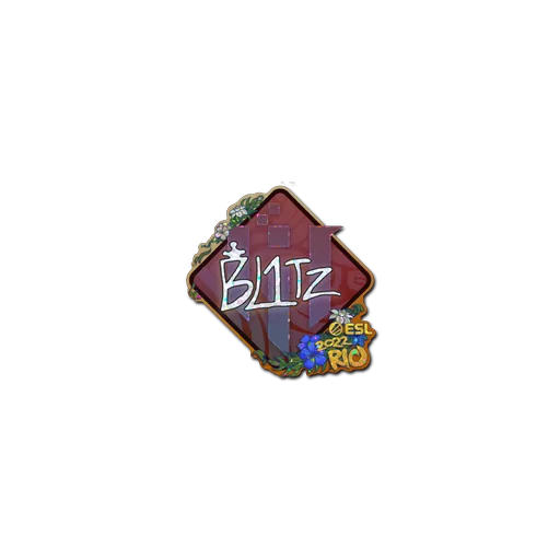 Наклейка | bLitz (с блёстками) | Рио-2022