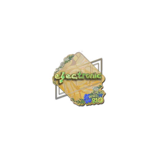 Sticker | electronic (Holo) | Rio 2022