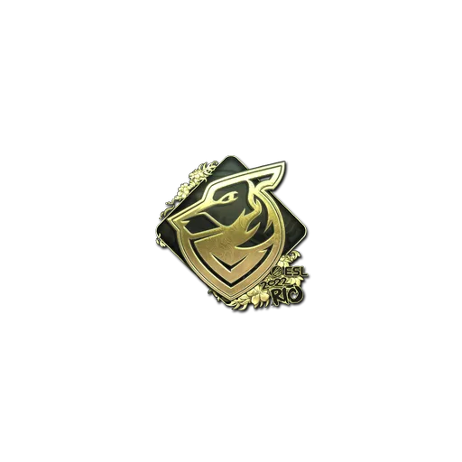 Sticker | Grayhound Gaming (Gold) | Rio 2022