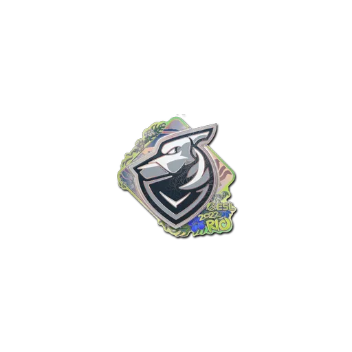 Наклейка | Grayhound Gaming (голографическая) | Рио-2022