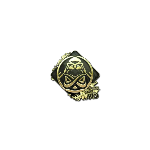 Наклейка | ENCE (золотая) | Рио-2022
