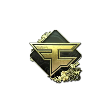 Sticker | FaZe Clan (Gold) | Rio 2022