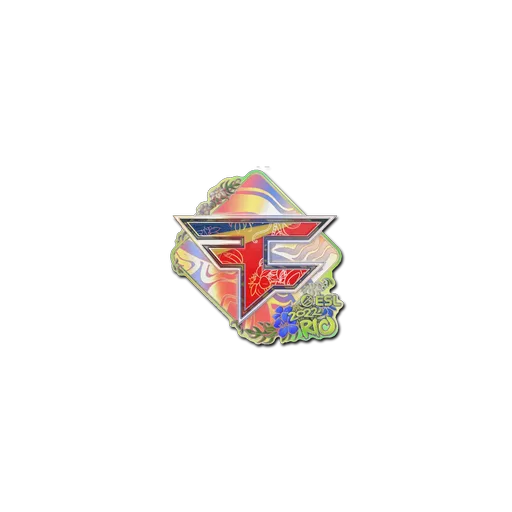 Наклейка | FaZe Clan (голографическая) | Рио-2022