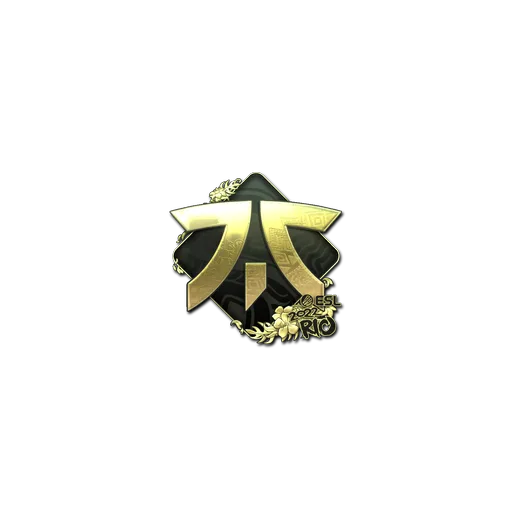 Наклейка | Fnatic (золотая) | Рио-2022