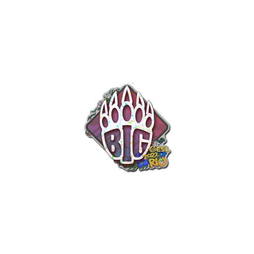 Sticker | BIG (Glitter) | Rio 2022