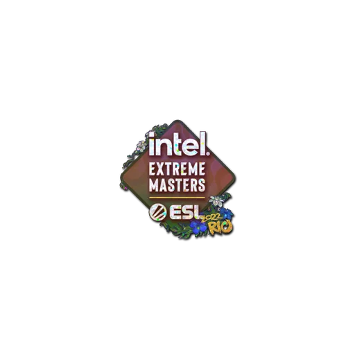 Наклейка | IEM (с блёстками) | Рио-2022