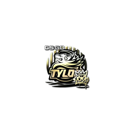 Наклейка | TYLOO (золотая) | РМР-2020