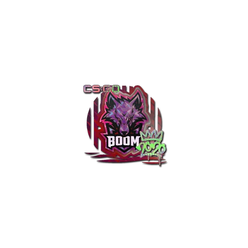 Наклейка | Boom (голографическая) | РМР-2020
