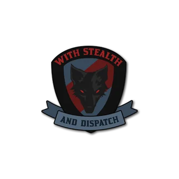 Sticker | Black Dog