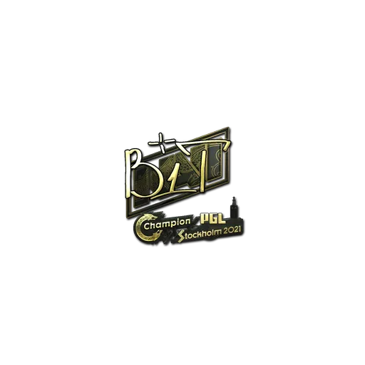 Sticker | b1t (Gold) | Stockholm 2021