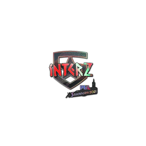 Наклейка | interz (голографическая) | Стокгольм-2021