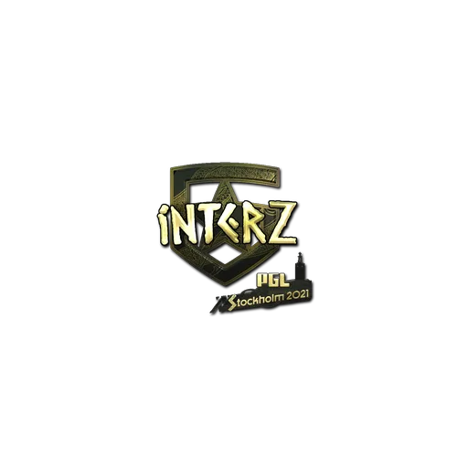 Sticker | interz (Gold) | Stockholm 2021