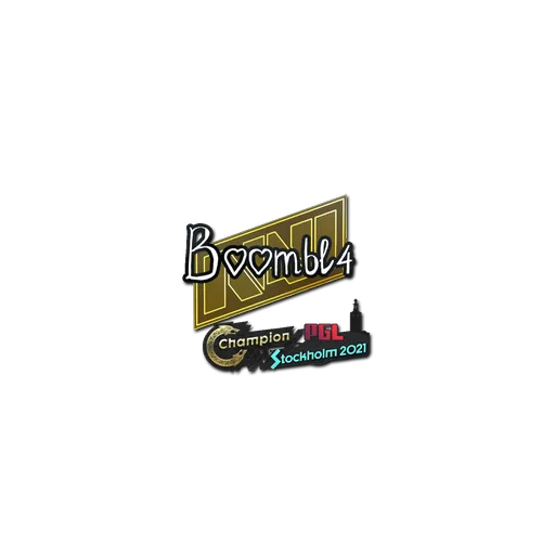 Наклейка | Boombl4 | Стокгольм-2021