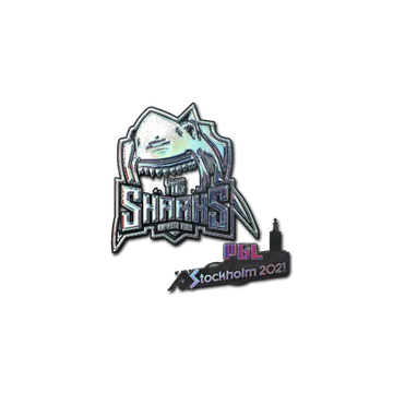 Наклейка | Sharks Esports (голографическая) | Стокгольм-2021
