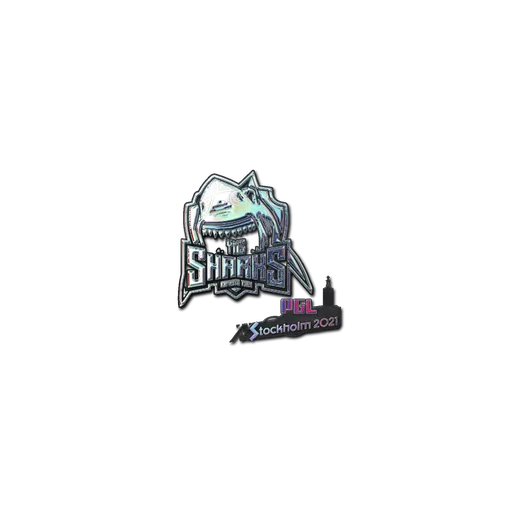 Наклейка | Sharks Esports (голографическая) | Стокгольм-2021