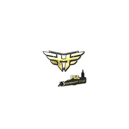 Наклейка | Heroic (золотая) | Стокгольм-2021