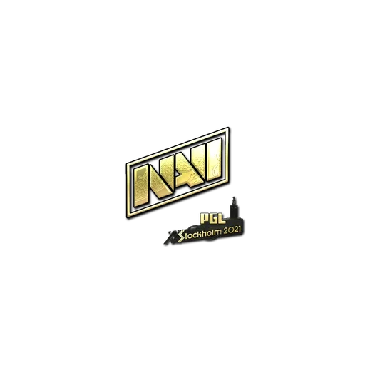 Наклейка | Natus Vincere (золотая) | Стокгольм-2021