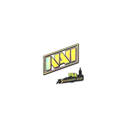Наклейка | Natus Vincere (голографическая) | Стокгольм-2021