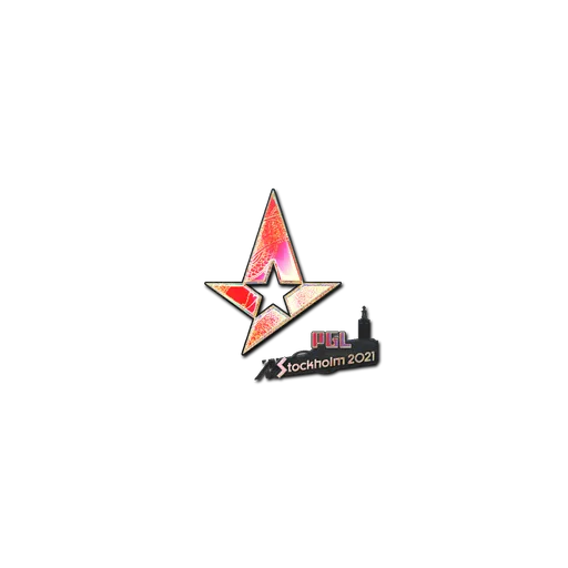 Наклейка | Astralis (голографическая) | Стокгольм-2021