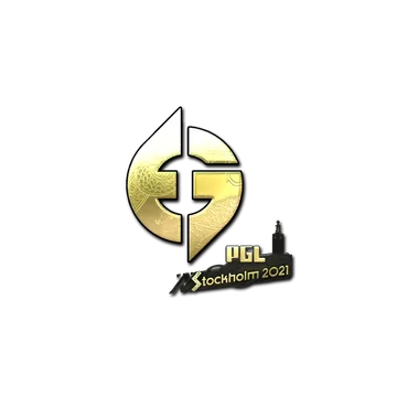 Наклейка | Evil Geniuses (золотая) | Стокгольм-2021
