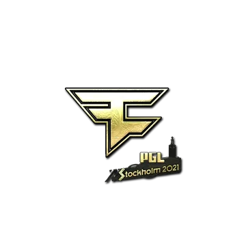 Sticker | FaZe Clan (Gold) | Stockholm 2021