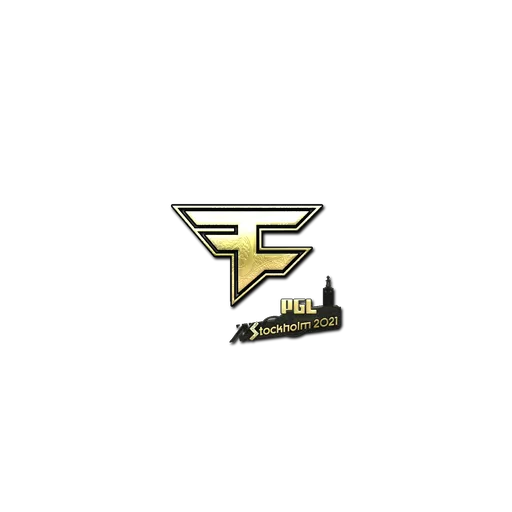Sticker | FaZe Clan (Gold) | Stockholm 2021