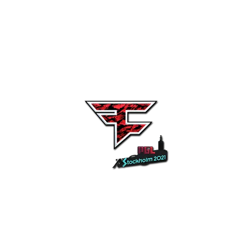 Наклейка | FaZe Clan (металлическая) | Стокгольм-2021