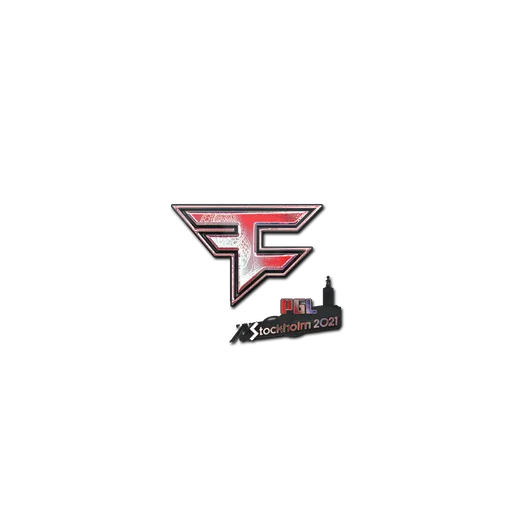 Наклейка | FaZe Clan (голографическая) | Стокгольм-2021