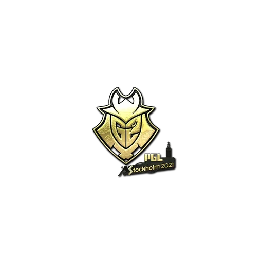 Наклейка | G2 Esports (золотая) | Стокгольм-2021