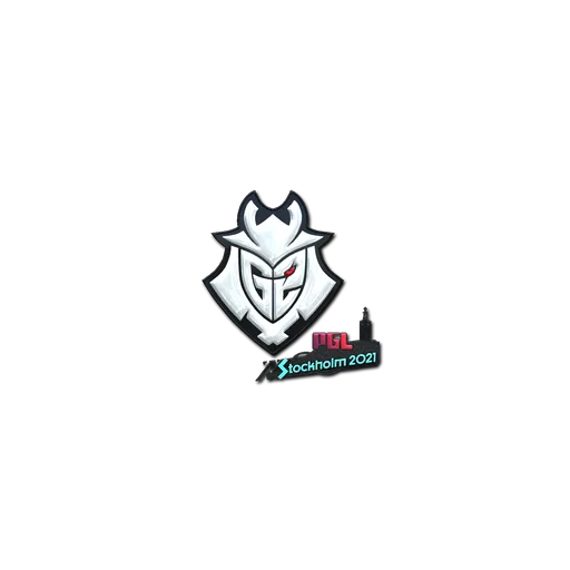 Наклейка | G2 Esports (металлическая) | Стокгольм-2021