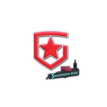 Наклейка | Gambit Gaming (металлическая) | Стокгольм-2021