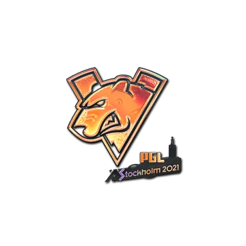 Наклейка | Virtus.Pro (голографическая) | Стокгольм-2021