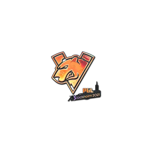 Наклейка | Virtus.Pro (голографическая) | Стокгольм-2021