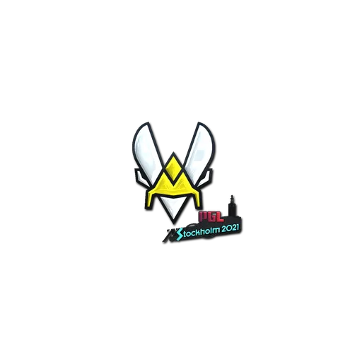Наклейка | Vitality (металлическая) | Стокгольм-2021