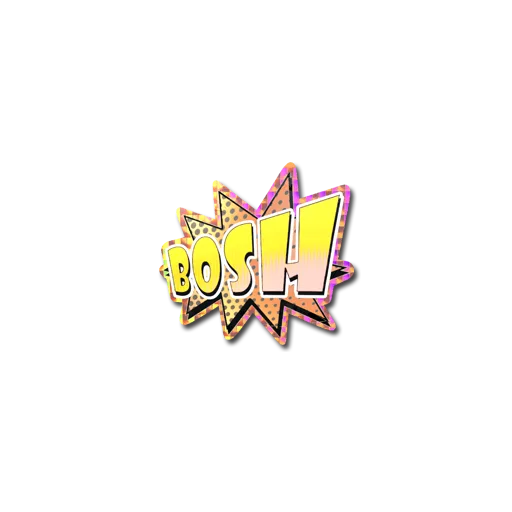 Наклейка | Bosh (голографическая)